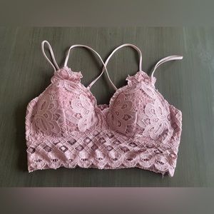 Women’s Long Line Bralette Crop Top